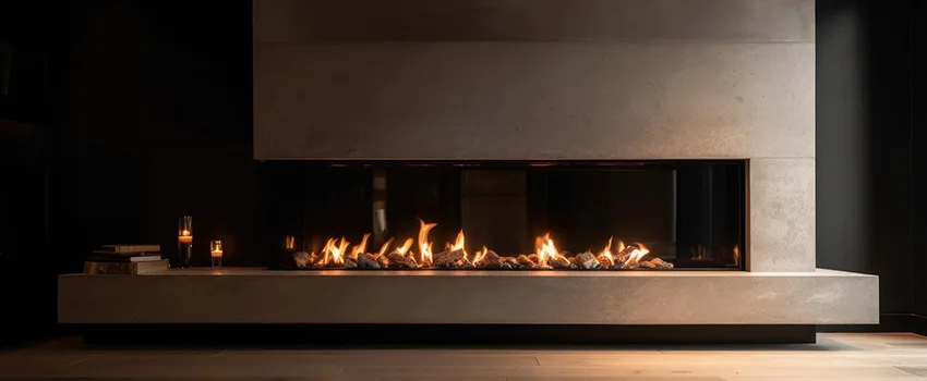 Gas Fireplace Ember Bed Design Services in San Jose, California
